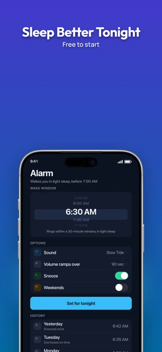 Slide 5 of the Panorama pack: Sleep Better Tonight — Free to start